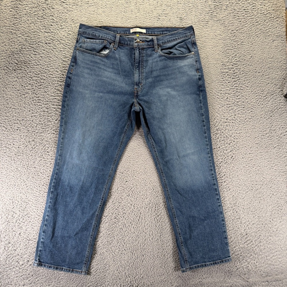 Signature by Levi's Jeans Mens 38x28 Blue Cotton Denim Straight Athletic Stretch